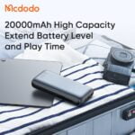 Mcdodo 20000mAh 65W Light Interaction Digital Display Power Bank - Image 6