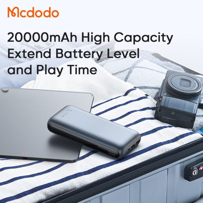 Mcdodo 20000mAh 65W Light Interaction Digital Display Power Bank 6 Mcdodo 20000mAh 65W Light Interaction Digital Display Power Bank - Image 6