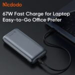 Mcdodo 20000mAh 65W Light Interaction Digital Display Power Bank - Image 5