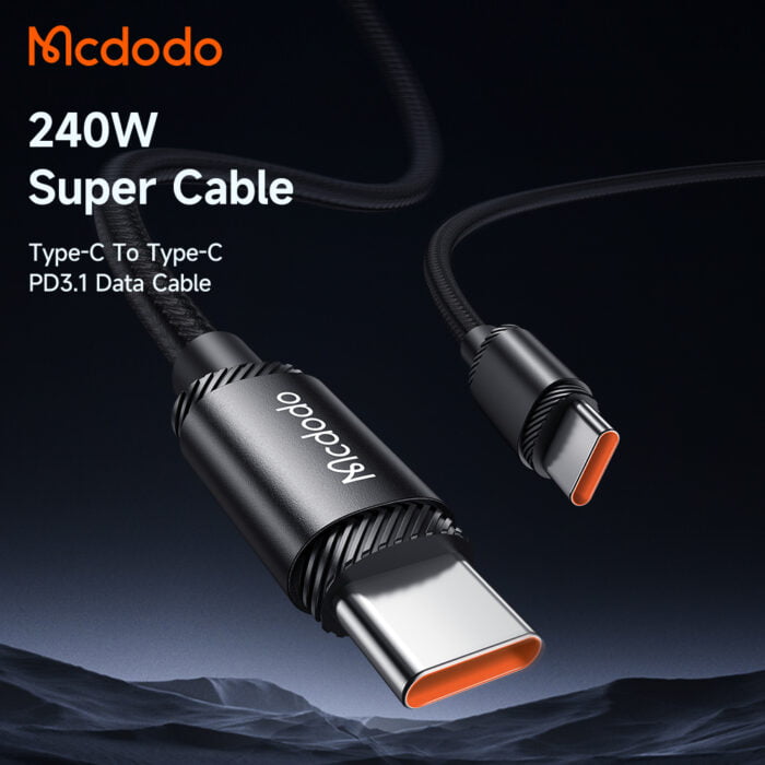Mcdodo 240W Type-C to Type-C Data Cable 1 Mcdodo 240W Type-C to Type-C Data Cable - Image 4