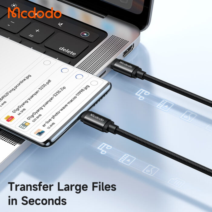 Mcdodo 240W Type-C to Type-C Data Cable 6 Mcdodo 240W Type-C to Type-C Data Cable - Image 3