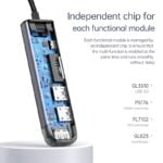 Mcdodo 6 in 1 Multi function Expand Adapter - Image 4