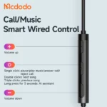 Mcdodo Stereo Earphone for Lightning - Image 7
