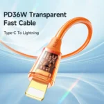 Mcdodo Type-c To Lightning Transparent Data Cable - Image 7