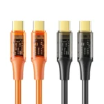 Mcdodo Type-c to Type-c Transparent Data Cable