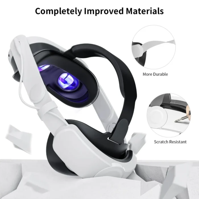 4-1-3 Blupebble Elite ADJUSTABLE HEAD STRAP QUEST 3 - Image 7