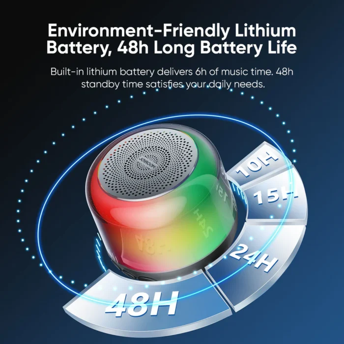 4_1333a4c0-6903-4e1b-be66-a89c81e6d469_1080x Joyroom Transparent Bluetooth Wireless Speaker with Light - Image 2