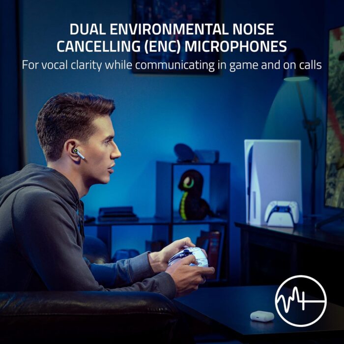 Razer Hammerhead HyperSpeed Wireless Multi-Platform Gaming Earbuds for PlayStation - Image 4