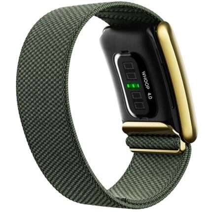 WHOOP Ultra-Soft SuperKnit Wristband for WHOOP 4.0 - Ivy & Gold