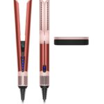 Dyson Airstrait™ straightener in Strawberry bronze and Blush pink