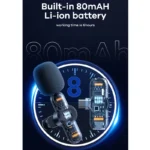 Remax K10 Ryusic Series One to Two Live Stream Wireless Microphone - Image 3